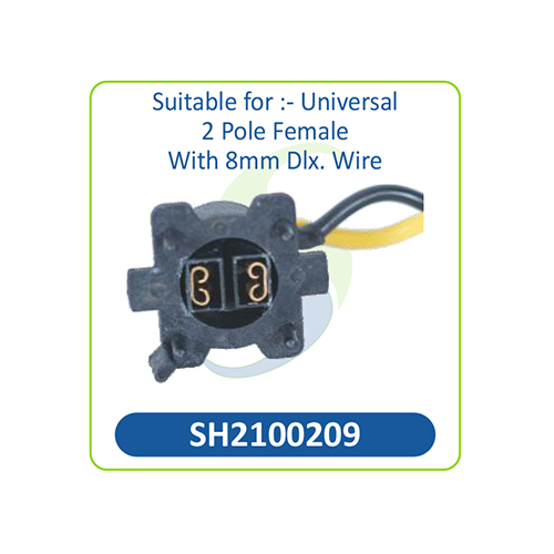 SH2100209 Universal 2 Pole Female Connector
