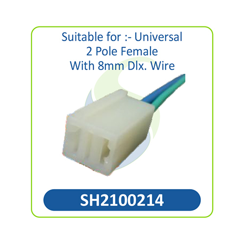 SH2100214 Universal 2 Pole Female Connector