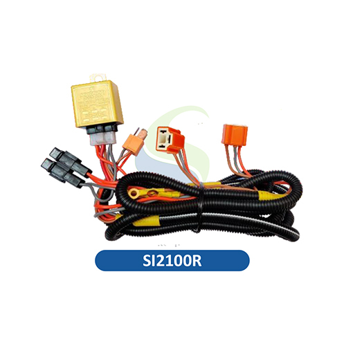 SI2100R Universal Headlight Relay Wiring Harness Set
