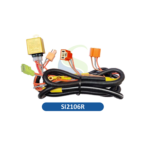SI2106R Universal Headlight Relay Wiring Harness Set