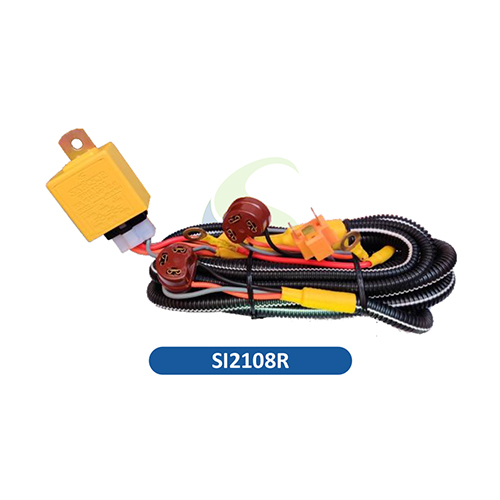 SI2108R Universal Headlight Relay Wiring Harness Set