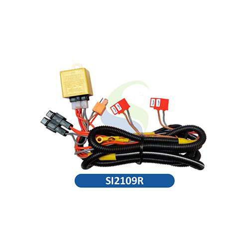 SI2109R Universal Headlight Relay Wiring Harness Set