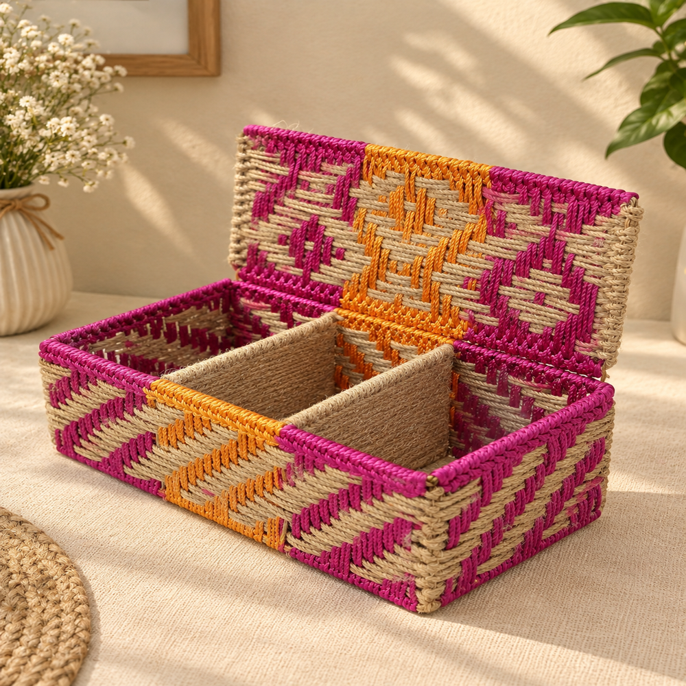 Jute Storage Box