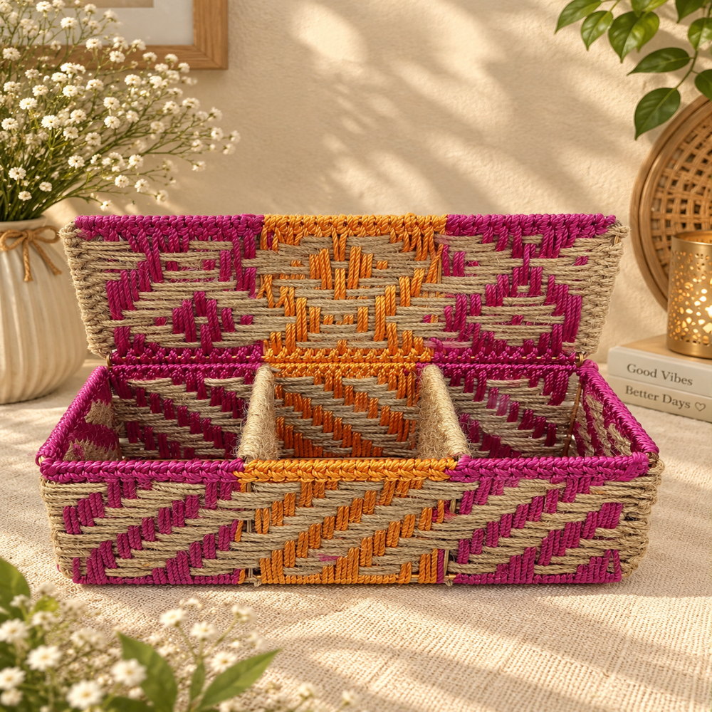Jute Storage Box