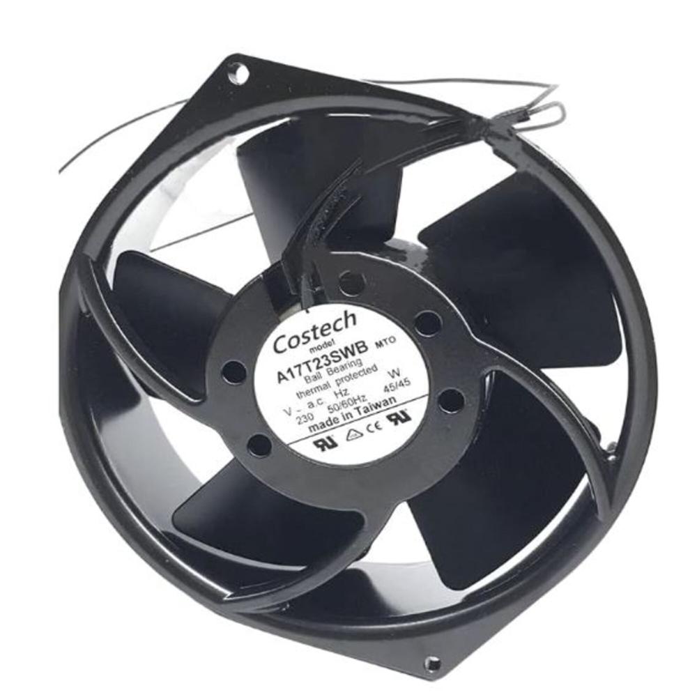 Costech A17T23Swb 230V Ac 45/45W 17251Mm Ball Bearing Industrial Axial Cooling Fan - Blade Material: Plastic