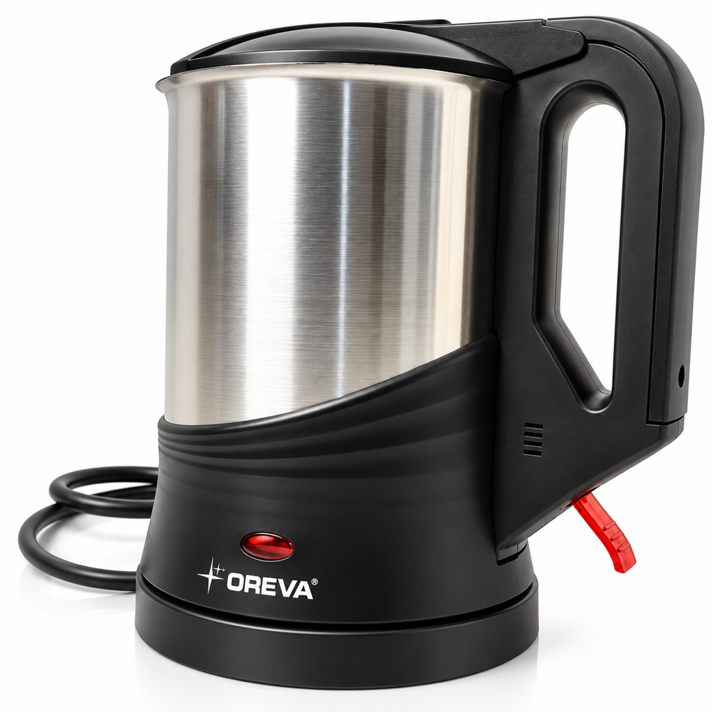 OREVA 1L  Stainless Steel Electric Kettle