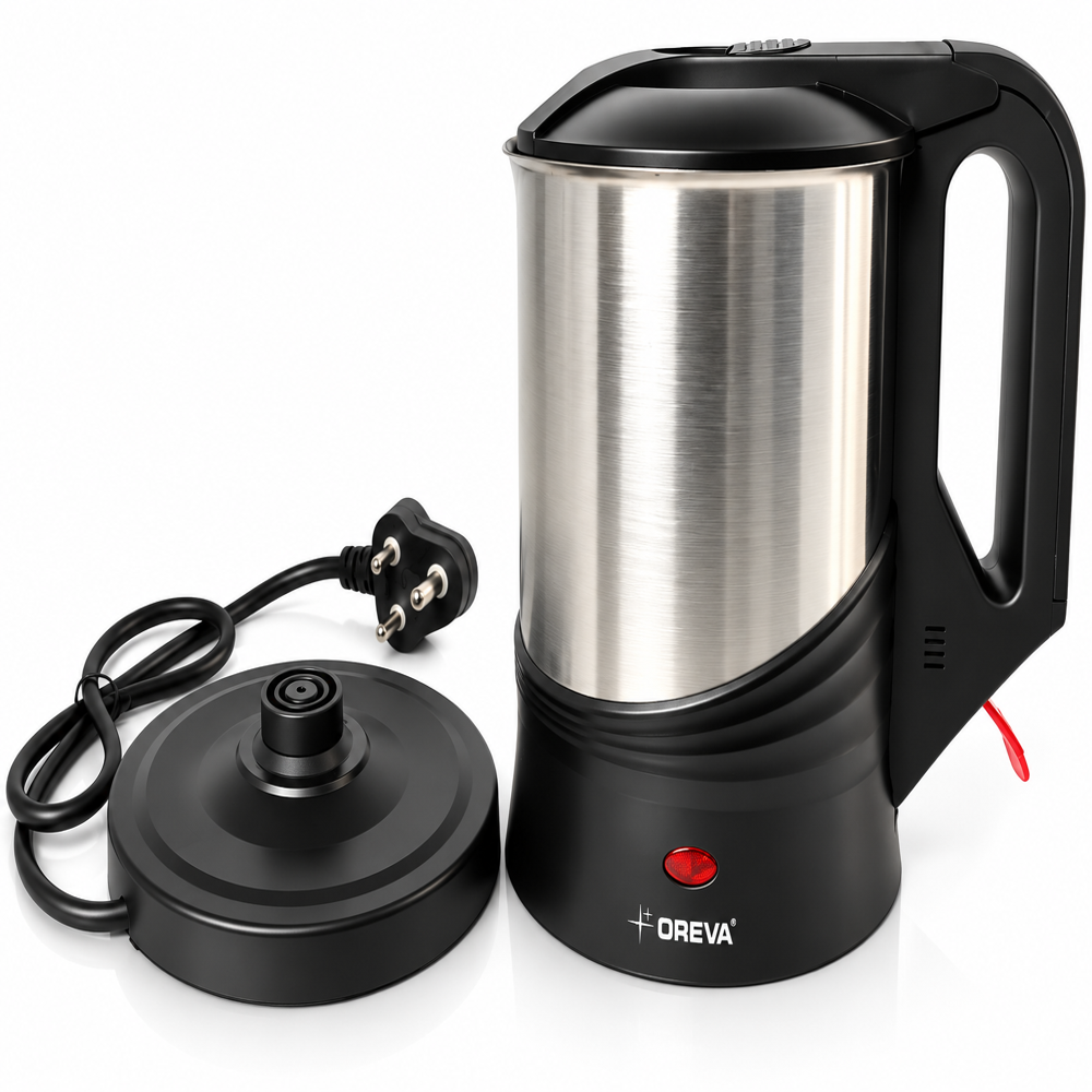 OREVA 1L  Stainless Steel Electric Kettle
