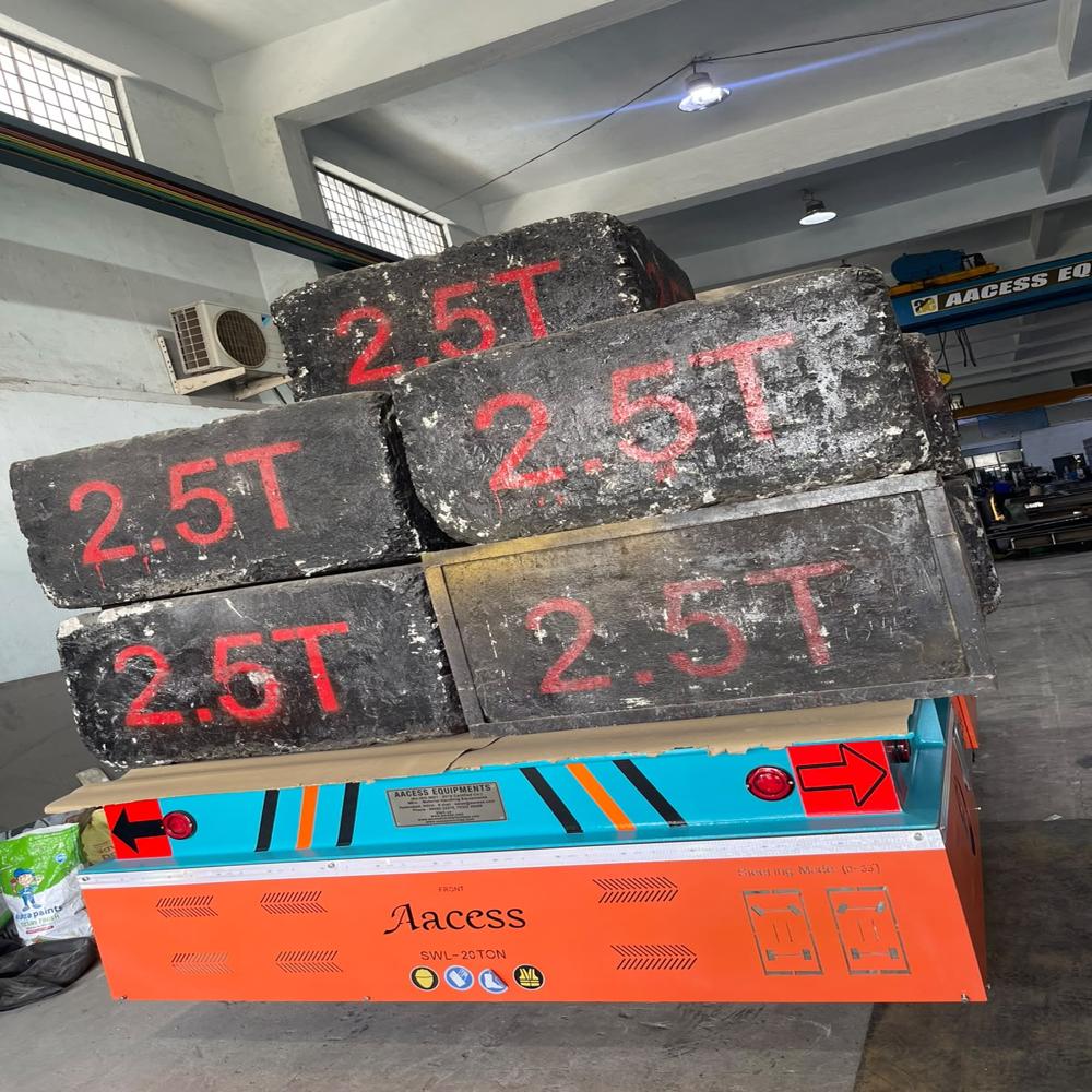 20 Ton Battery Operated 35 degrees Trackless trolley