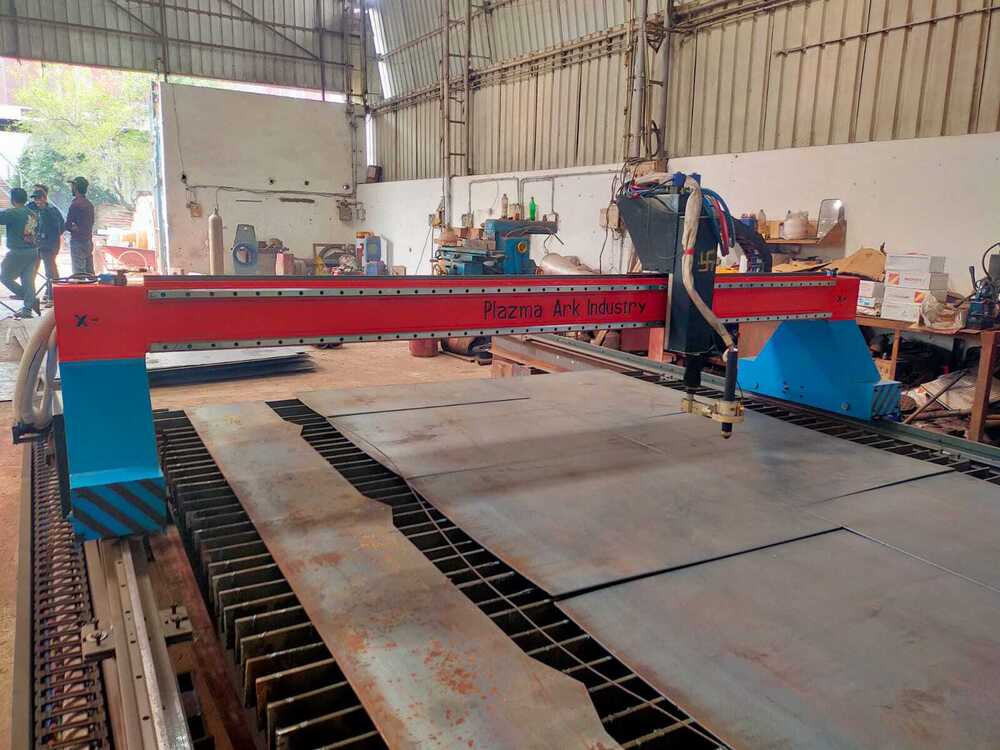 Industrial CNC Plasma Cutting Table