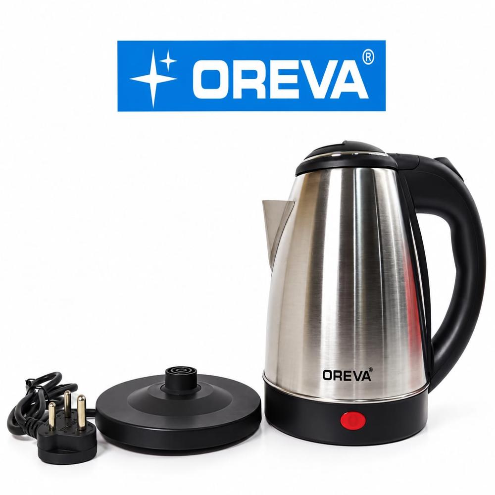 OREVA 1.5 L Stainless Steel cordless Electric Kettle