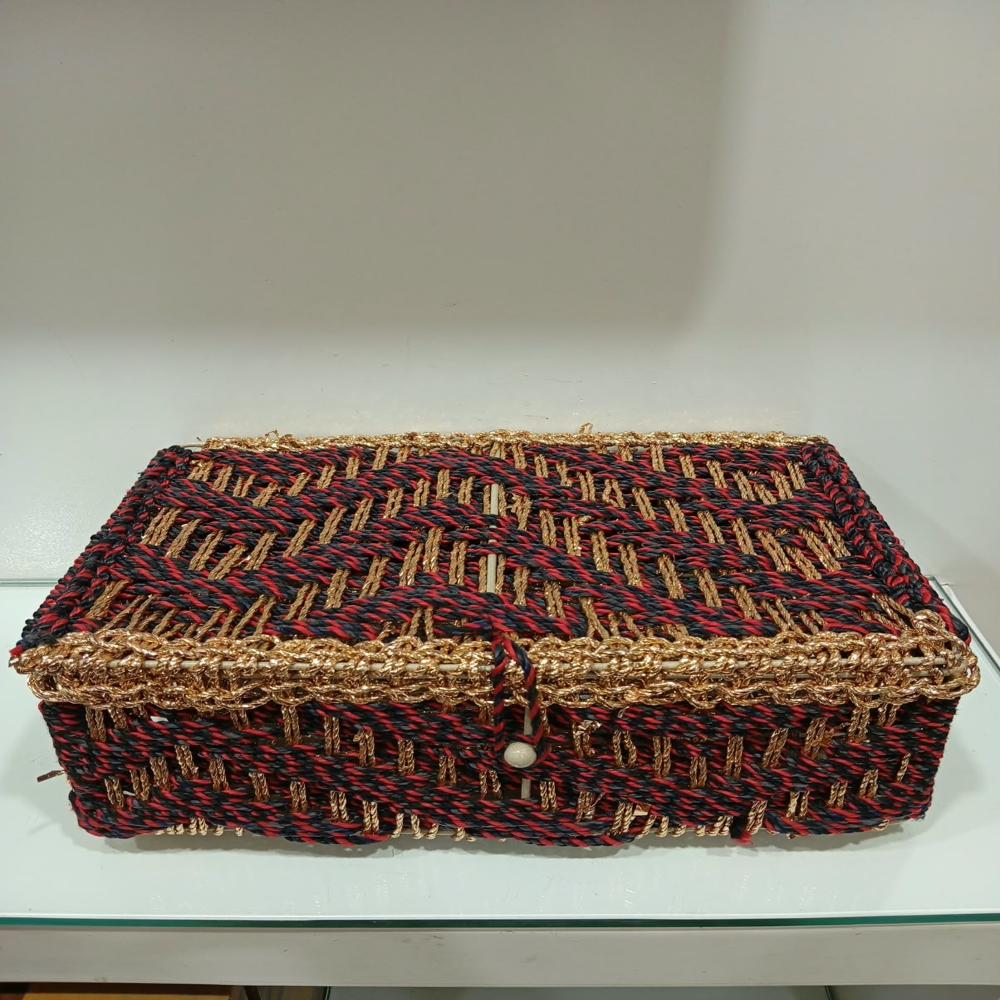 Multicolor Jute Boxes - Color: Multi- Color