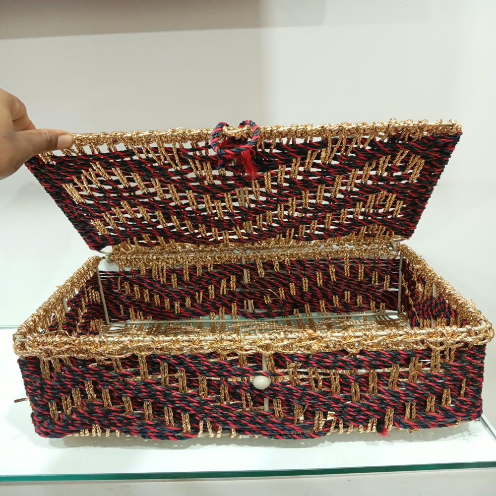 Multicolor Jute Boxes