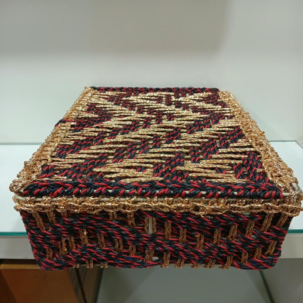 Multicolor Jute Boxes - Color: Multi- Color