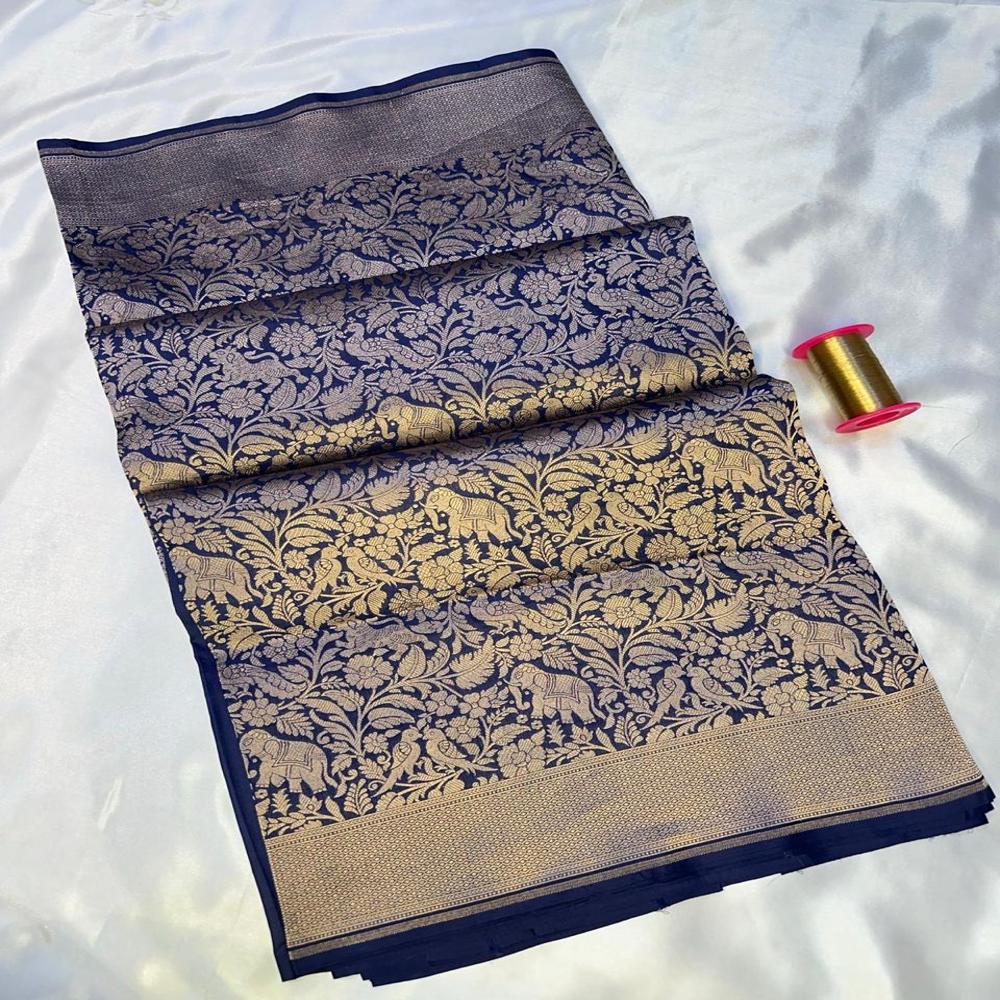 Shikargah Brocade Viraasat Saree
