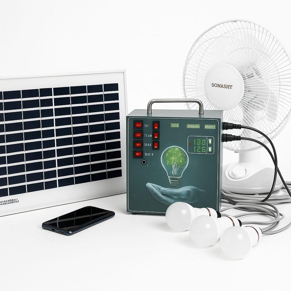 75 Watt Solar Home Lighting System
