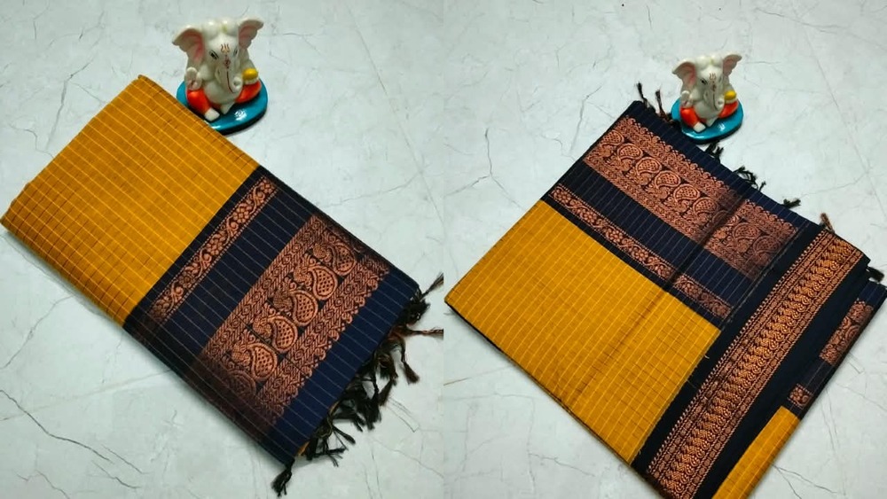 Lata Gadwal Check Paithani Sarees