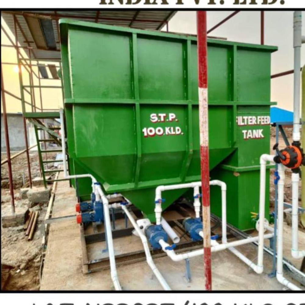 Ms Stp Tank - 10000 Kl Capacity, Multiple Color Options | Industrial Grade, Advanced Physical, Biological & Chemical Wastewater Treatment
