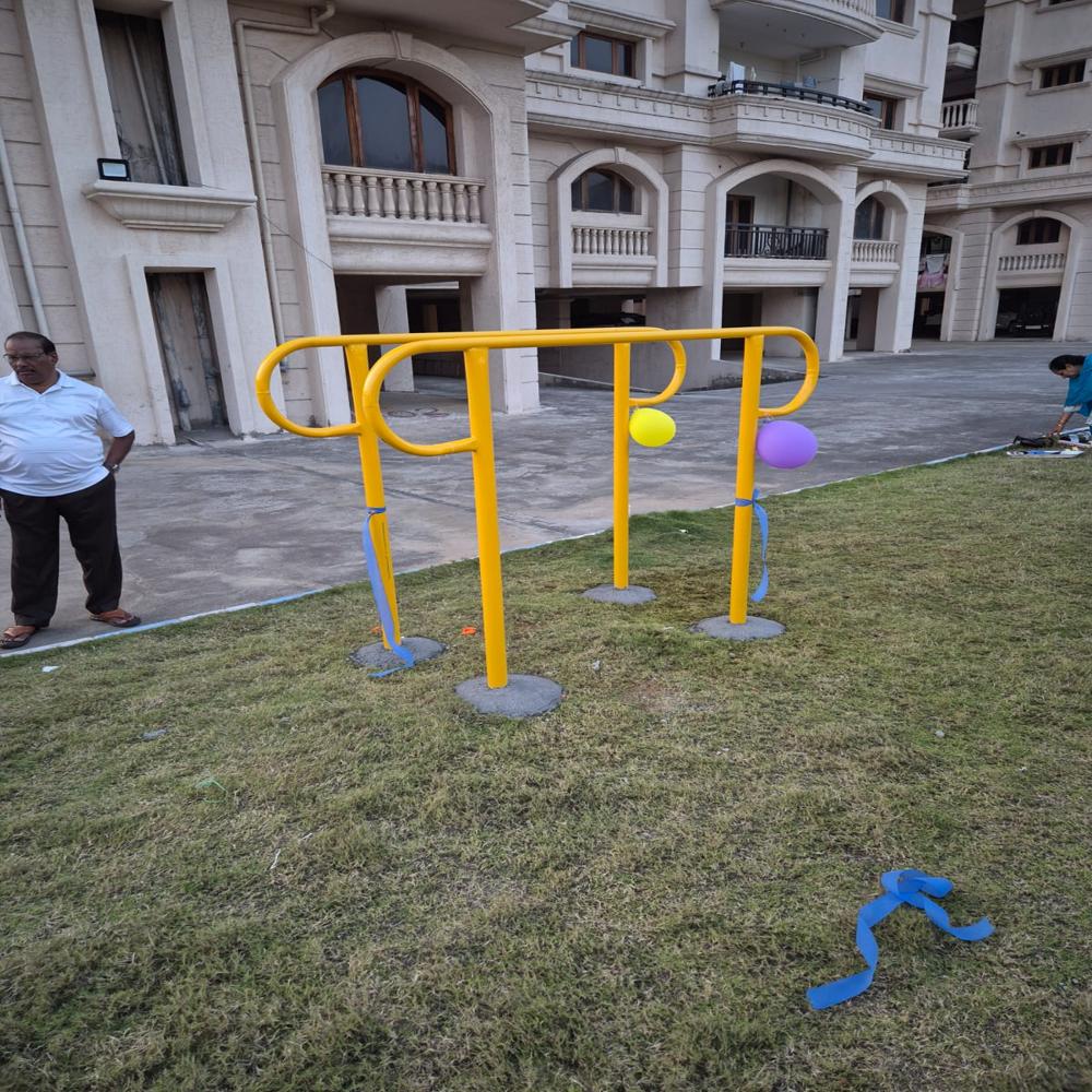 Outdoor Gym Equipment Parallal Bar / Double Bar