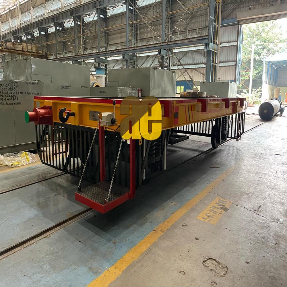 40 Ton Battery operated rail transfer ladle trolley