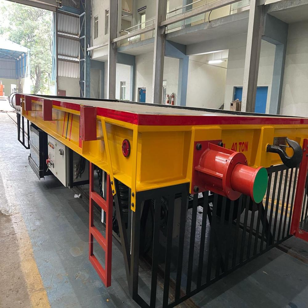 40 Ton Battery operated rail transfer ladle trolley