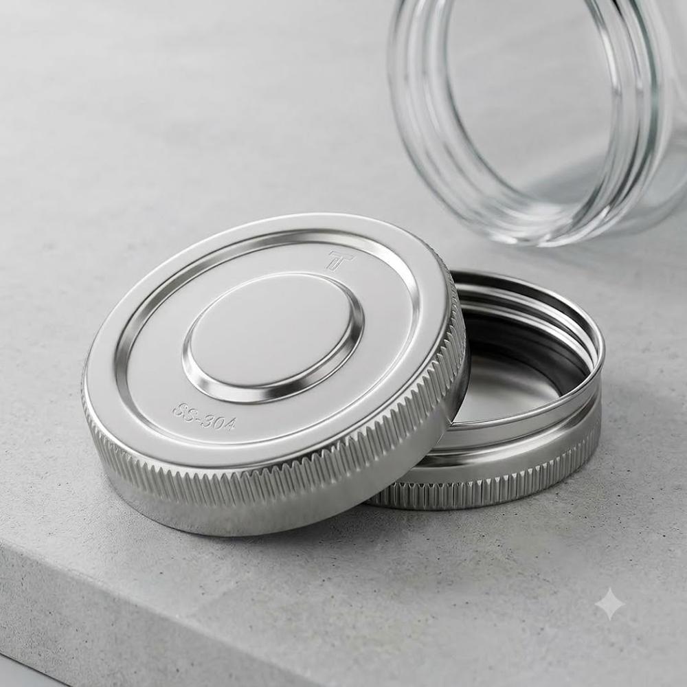 Ss Jar Cap - Color: Silver