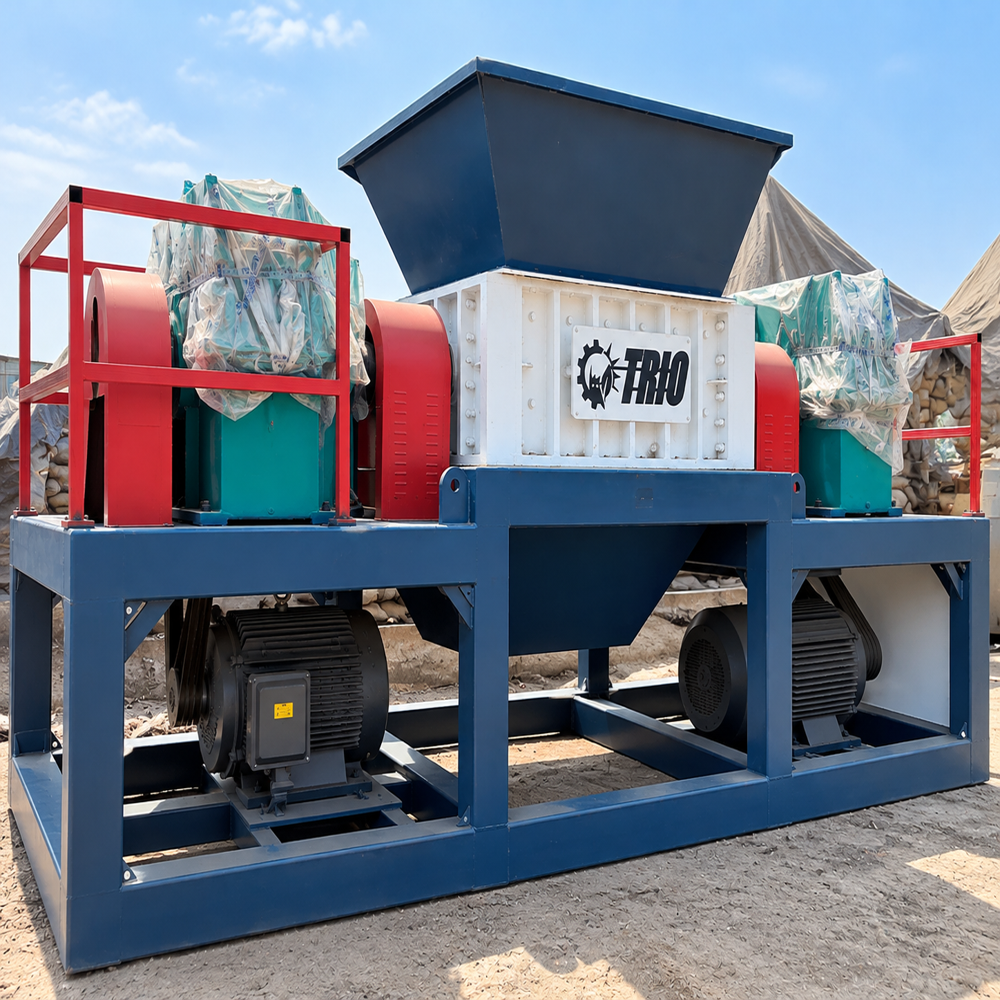 TRIO SHREDDER TS5 (55KW+55KW) 5TPH CATEGORY