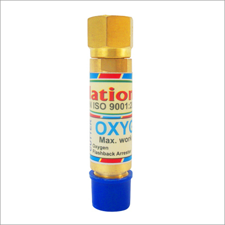Oxygen Flashback Arrestor