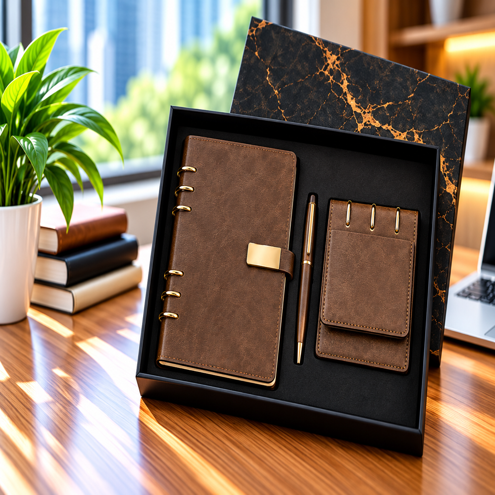 Jalan Item Code -529 Premium Gift Set Diary ,Pen & Card Holder