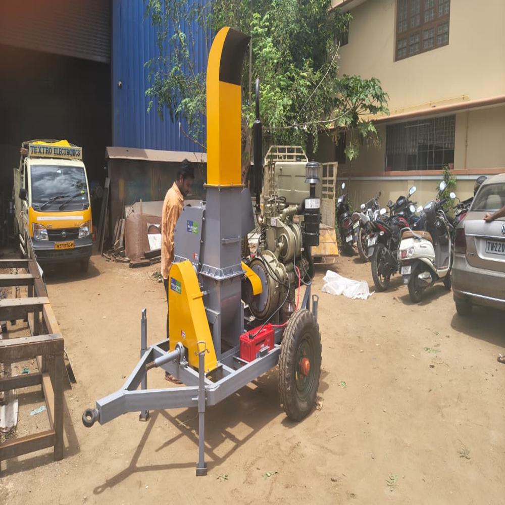 Tractor cum Engine operated shredder cum pulverizer