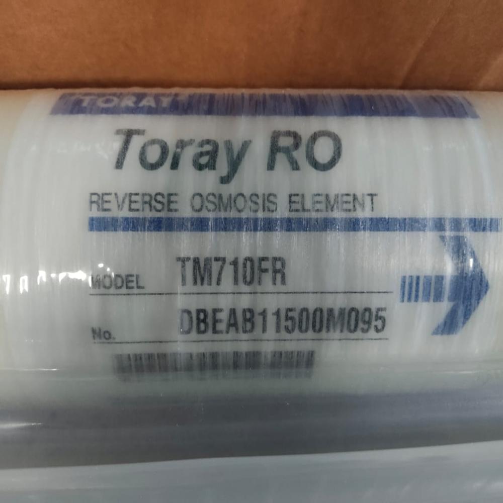 Toray Tm710 Fr 4040 Ro Membrane | 4 Inch Brackish Water Reverse Osmosis Membrane - Capacity: 250 Ltr/Hr