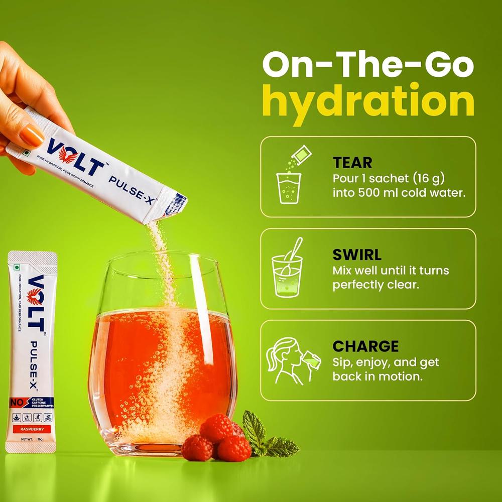Volt Pulse-X Smart Electrolyte Powder | Rapid Hydration & Energy Support