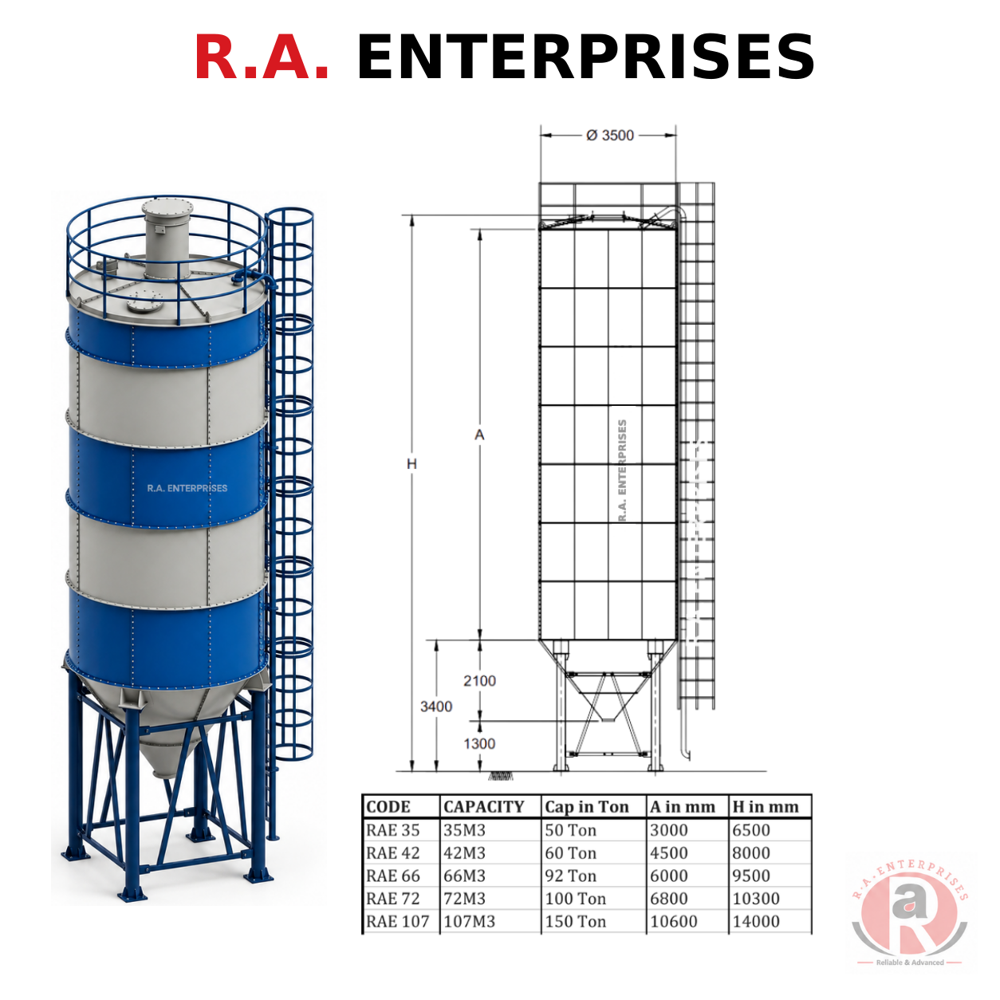 Bolted Cement Silo - Application: Industrial