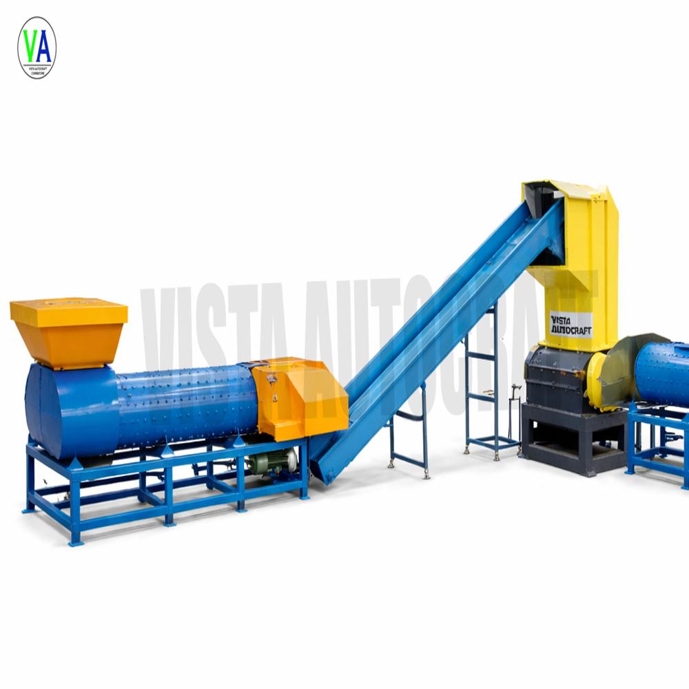 Automatic PET Bottle Shredder machine - 1Ton/Hr