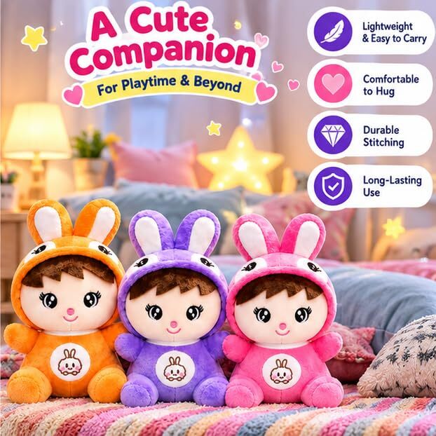 Huggable Soft Stuffed Cushion Toy