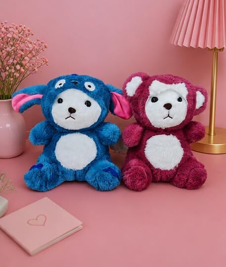 Huddi Stitch Teddy Bear Stuffed Plush Toy