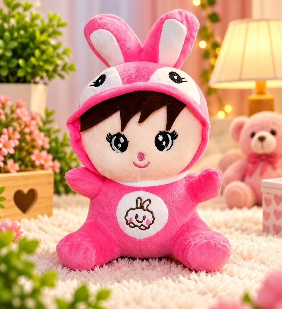 Cute Rabbit Doll Bunny Plush Soft Toy for Kids
