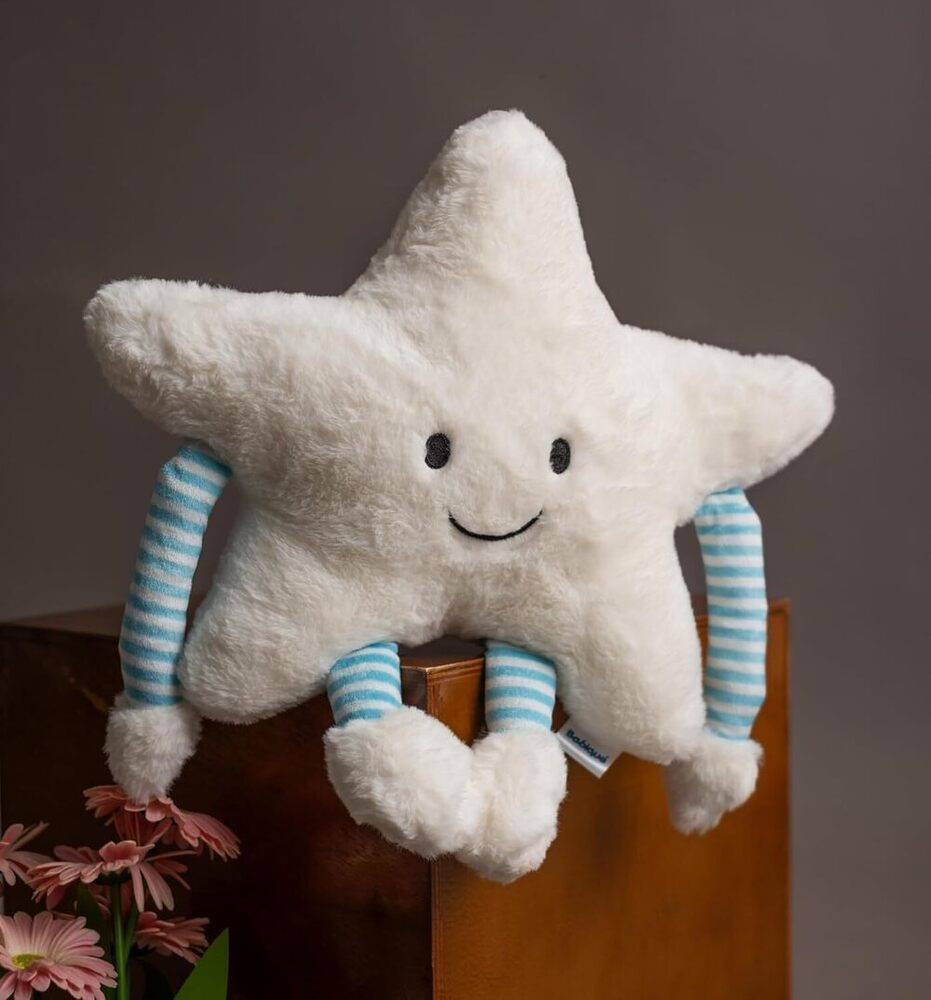 Soft Stuffed Star Plush Pillow Combo of 2