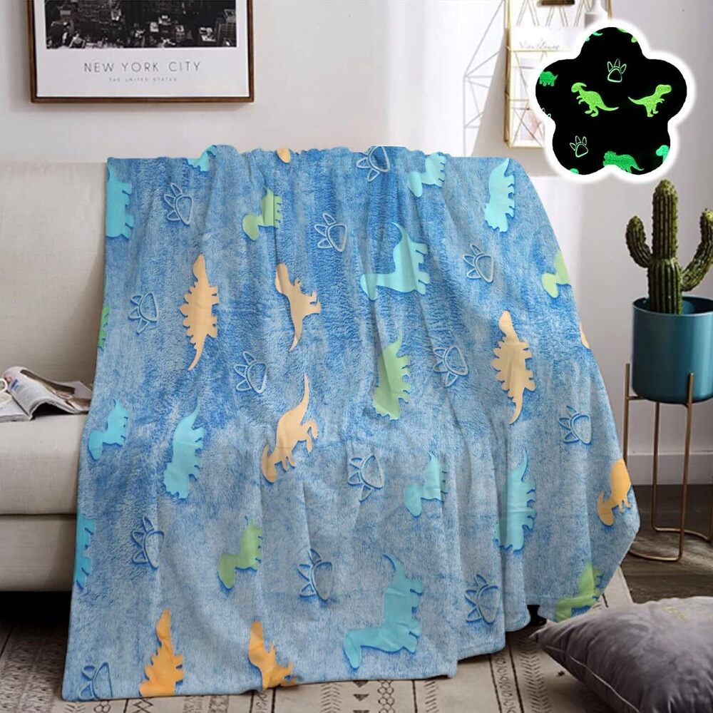 60x50 Inch AC Glow in The Dark Blanket