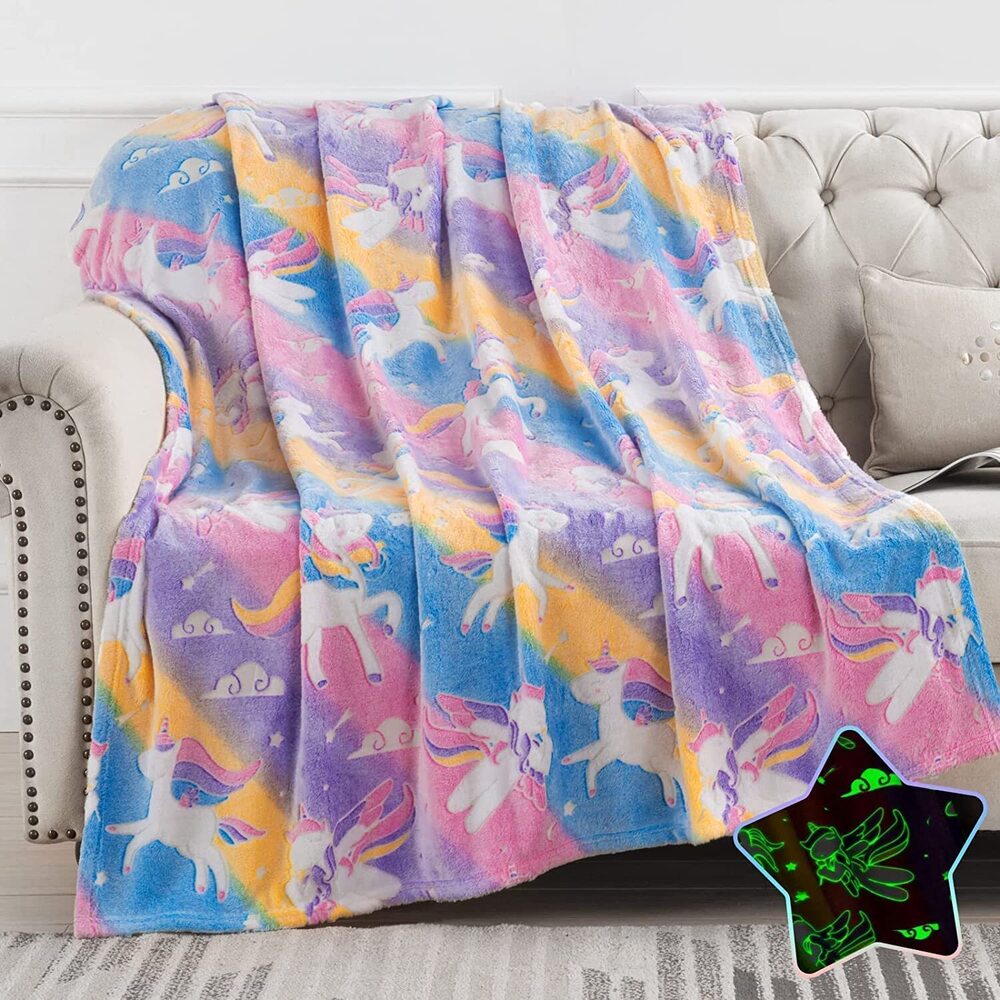 60x50 Inch Glow in The Dark Blanket