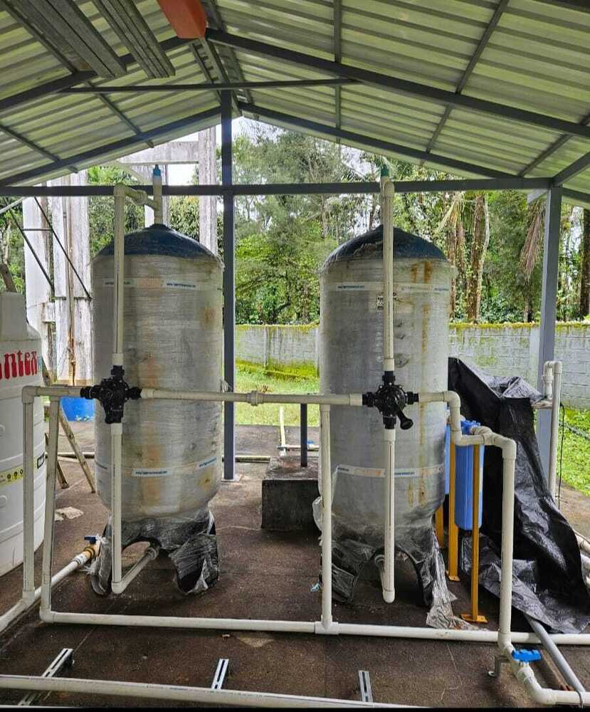 Semi-Automatic FRP Water Softener Plant