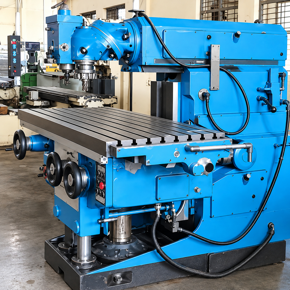 Used Milling Machine - Color: Blue