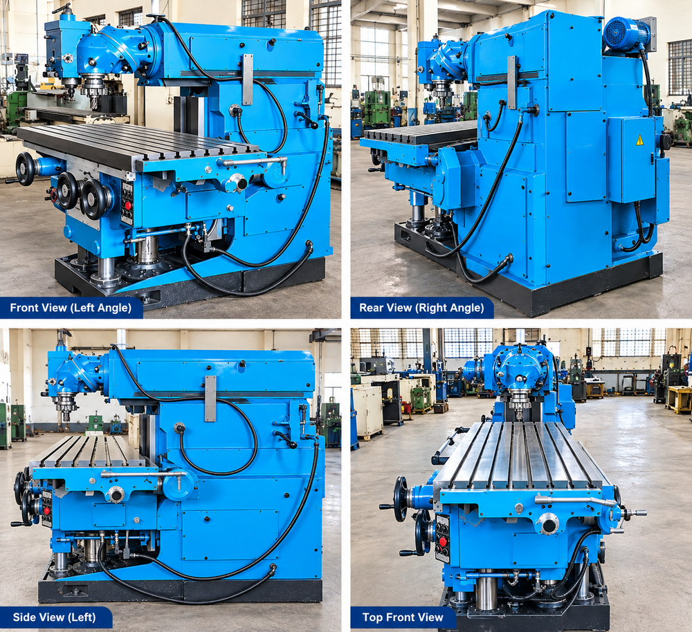 Used Milling Machine - Color: Blue