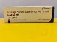Eurelix Pfs (cetrorelix Acetate Injection 0.25 Mg  0.5 Ml)