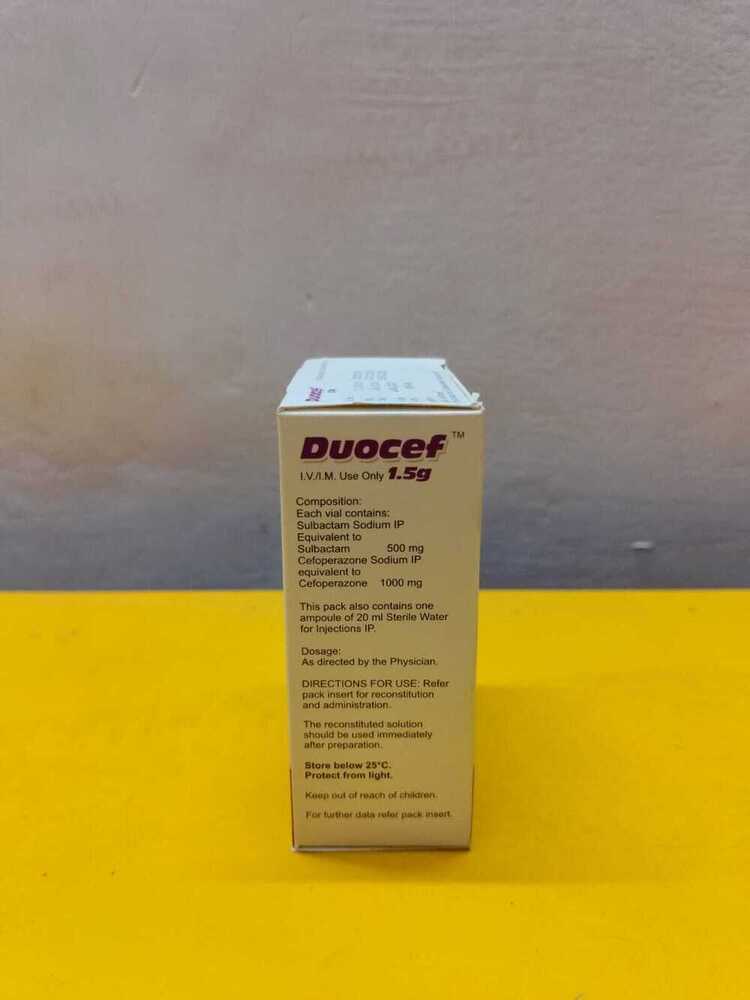 Duocef 1.5g (Sulbactam and Cefoperazone Injection)