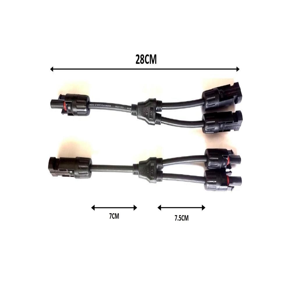 Y2 Mc4 Connector - Color: Black