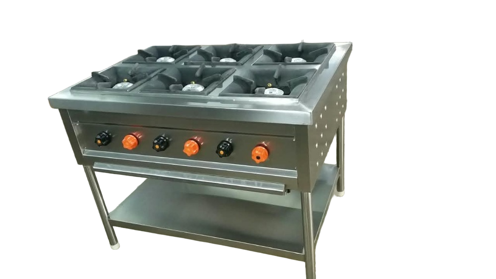 6 Burner Range