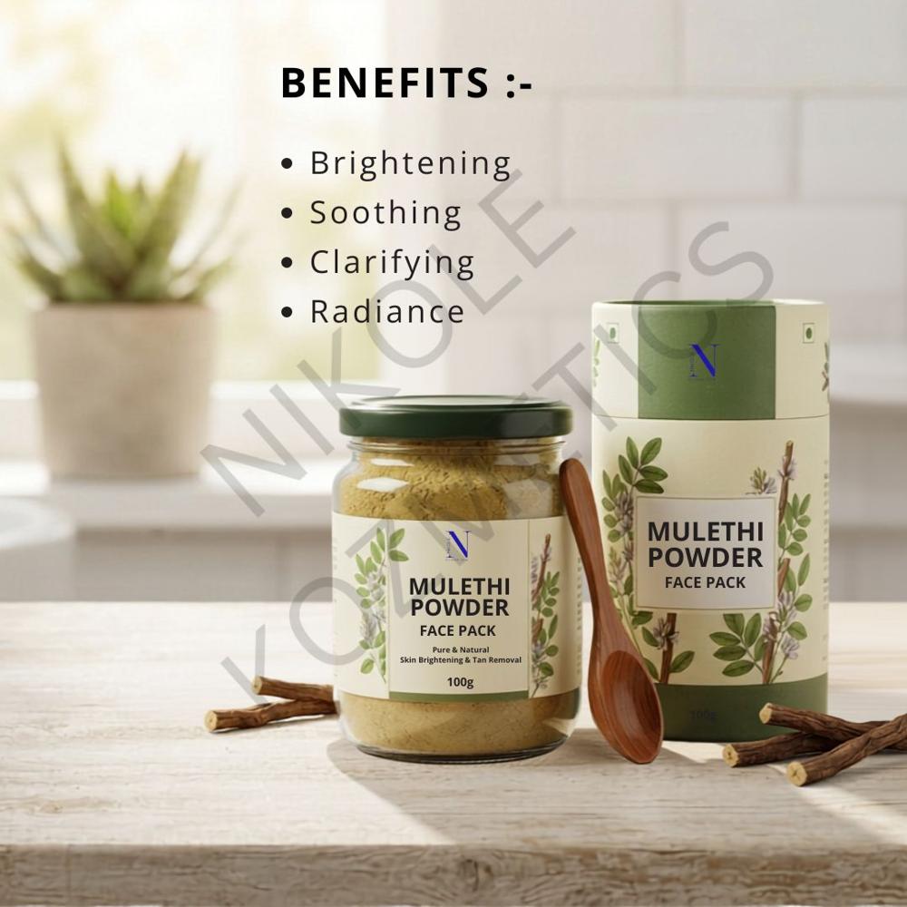 Mulethi Powder Face Pack - Color Code: -