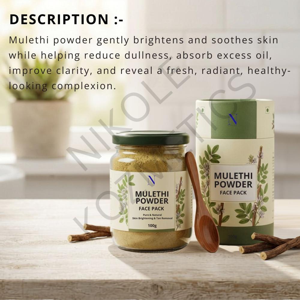 Mulethi Powder Face Pack - Color Code: -
