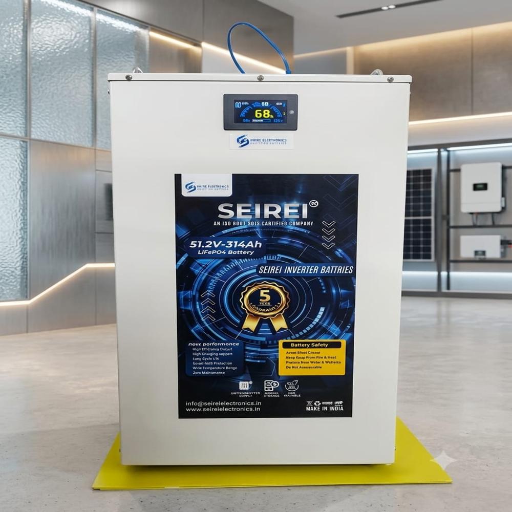 51.2V 314Ah (16.08 kWh) LiFePO4 Battery Pack