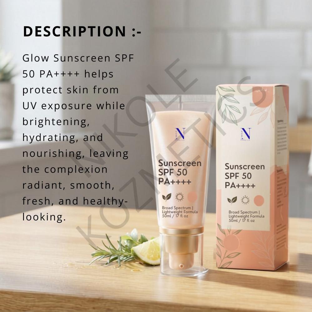 Glow Sunscreen Spf 50 - Color Code: -